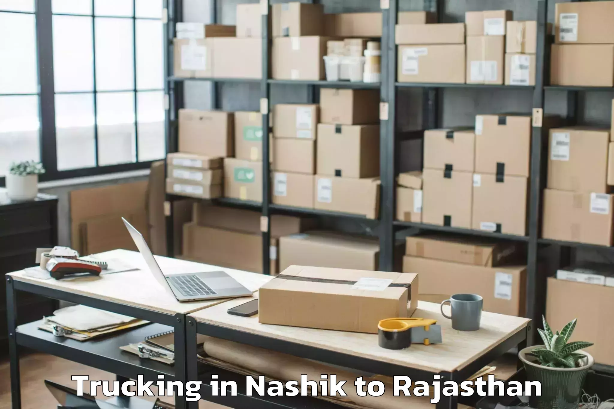 Book Nashik to Janardan Rai Nagar Rajasthan V Trucking Online